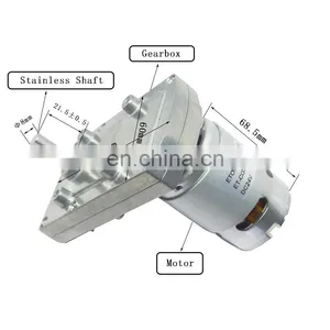 ETONM 100kg.cm High Torque Motor With Gear 12v thumbnail-1