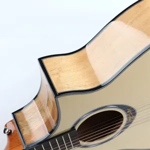 Factory Wholesale Price Deviser Acoustic Guitar L-610-N 40 Inch Auditorium Cutaway High-glossy Guitar thumbnail-4