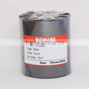SINMARK L70300(70mmX300m) Barcode Ribbon WAX Resin Ribbon thumbnail-1