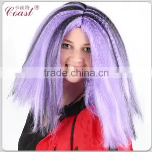 New Design Cheap Black Highlights Purple Wig thumbnail-1