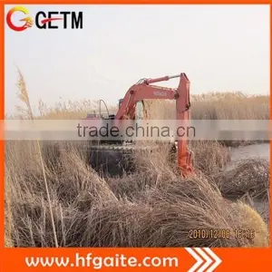 Amphibious Excavator Pontoon GET210P Equipped Doosan Motor Japan Hydraulic System Marsh Buggy thumbnail-4