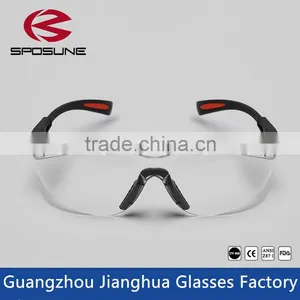 Factory Wholesale Clear PC Lens Goggle Dustproof Eye Safety Protection Glasses thumbnail-1