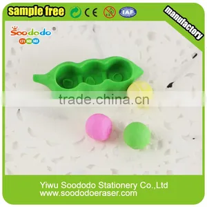Mini Stationery Set Vegetable Series Rubber Erasers thumbnail-3