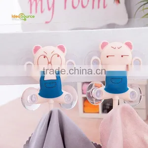 Novelty Plastic Suction Cups Hooks For Hanging 2Pcs/Set thumbnail-3