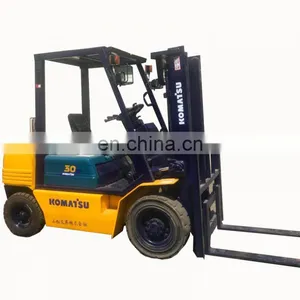 Diesel Forklift Used Komatsu Good Working Efficiency Two Mast Lifting Machinery for Sale thumbnail-1