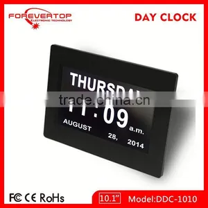 Hot Sell High Definition Digital Big Screen Day and Date Calendar Clock for Elder thumbnail-1