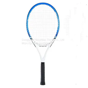 Aluminium Graphite Tennis Racket OEM Brand Factory Custom Logo Single Person Training Racquet With Ball Set for Beginner thumbnail-1