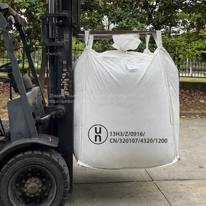 500kg 1 Ton 2 Tone pp Bulk Jumbo Washing Powder Cement Packaging Storage Bags Wholesale thumbnail-4