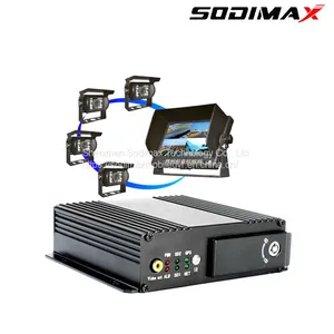 Car Recorder Google Map GPS Tracking Mobile DVR Night Vision Camera H.264 SD Card MDVR thumbnail-5
