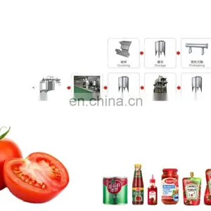 Factory Price Tomato Paste Processing Machine Ketchup Production Line Tomato Processing thumbnail-3