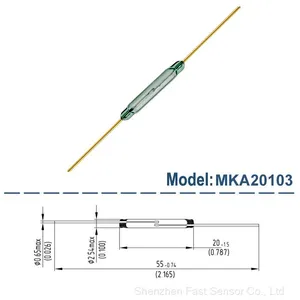14mm Dry Contact Reed Switch MKA-14103 AT10-15/AT15-20/AT20-25/AT25-30/AT30-35 thumbnail-3
