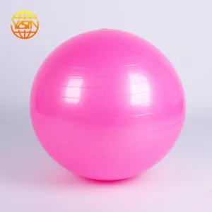 Eco-Friendly Red Yoga Balls Custom Color Gym Exercise Anti Burst PVC Yoga Ball thumbnail-5