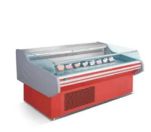 Commercial Fresh Meat Display Showcase Air Cooling Cabinet for Supermarket thumbnail-1