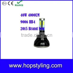 2015 Best Selling Brightness Auto LED Light 40W 4000LM LED Car Headlight 4 Sides COB LED Chips thumbnail-1