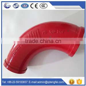 Abrasive Resistance Concrete Pump Delivery Line Concrete Pump Bend Pipe, Carbon Steel Elbow thumbnail-3