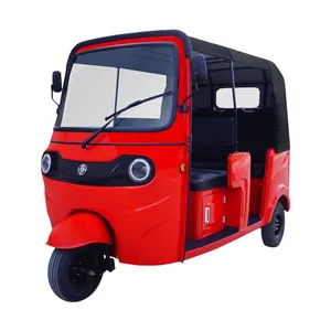 Cheap Electric Motortricycle 3 Wheeler Tricycle E-Trike Tuktuk for Passenger From China Manufactory thumbnail-1