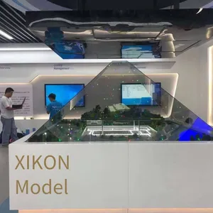 Custom-made Holographic Projection Sand Table Models, Custom-made Multimedia Sand Table Models, Sand Table Model Production in Henan thumbnail-3