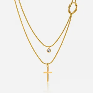 HonHo Factory Direct CNC Precision Stainless Steel Necklace Custom Design thumbnail-2