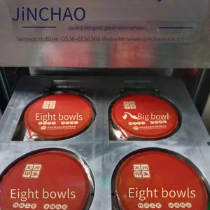 Sealing Machine for Eight - Bowl Style Packaging, Vacuum Sealing Machine for Preserved Vegetable and Braised Pork in Bowls thumbnail-4
