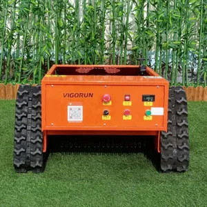Portable Lawn Mower Gasoline Grass Trimmer Robot Tracked Forestry Mulcher Robotic Lawn Mower Zero Turn Lawn Mower Vigorun thumbnail-3