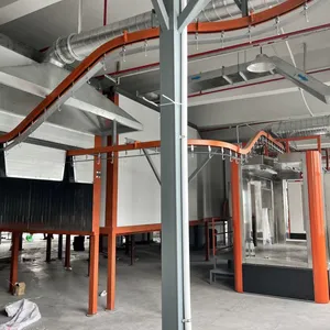 High Speed Automotive Parts Powder Coating Line 8m/min Conveyor 200°C Max Temperature thumbnail-5