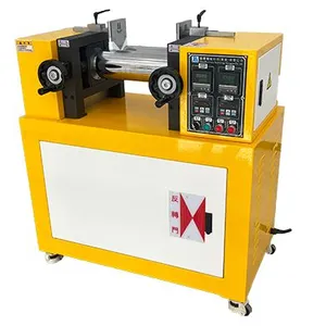 Water Cooling Two Roll Rubber Open Mixing Mill for Laboratory Rubber Crusher and Plastic Mix thumbnail-5