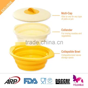 Hot Sale Foldable Silicone Steamer thumbnail-4