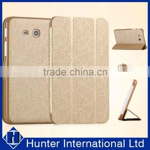 Shiny Material Smart Case Tablet Case For Tab 3 thumbnail-1