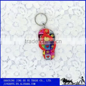 2015 Newest Promotion Cheap Gifts Acrylic Feet Key Chain thumbnail-1