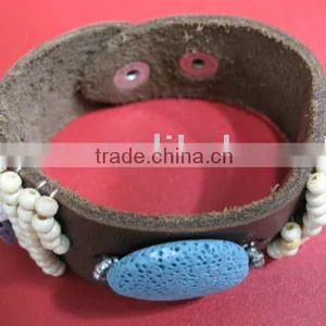 Lava Leather Bracelet thumbnail-1