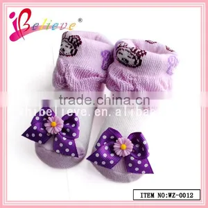 New Arrival 100% Cotton Socks Baby Fancy Compression Sock,wholesale Girl Tube Socks thumbnail-3
