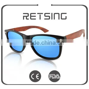 Custom Wood Sunglasses Customized Glasses Wooden Bamboo Logo CE FDA Quality Choice Supplier's Choice thumbnail-3