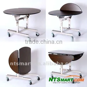 Stainless Steel Legs Folding Room Service Trolley thumbnail-1