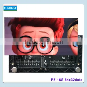 Energy Saving High Refresh P3 LED SMD Module 64 x 32dots thumbnail-1