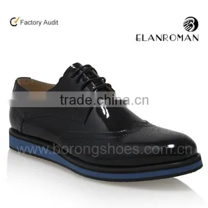England Fashion Style Brogue Mens Shoe Designs Leather Casual Shoes thumbnail-1