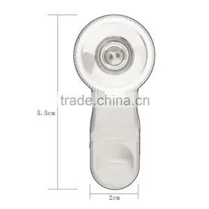 180 Degree Fisheye Macro 2 in 1 Lens Magnetic Mount for Mobile Phones Black thumbnail-4