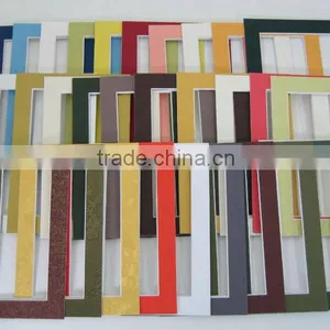 High Quality Popular and Colorful Pre-cut Matboard for 8*10" Photo thumbnail-1