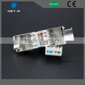 8p8c Rj45 FTP Cat5e Jacks, Ethernet Cat5e Keystone Jack FTP Keystone Module thumbnail-2