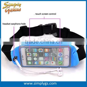 (#1 Fitness Belt) Top Fit Invisible Waist Belt Waterproof Waist Pouch Reflective Running Belt for Cycling Hiking Racing thumbnail-1
