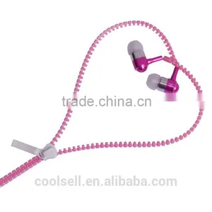 Factory Price of Zipper Earphones High Colorful Zip Earphones Zipper Earphone, Zip Earphone, China Earphone thumbnail-1