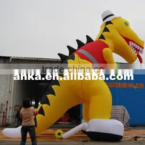 Giant 3D Cartoon Item Inflatable T-rex Dinosaur Realistic Model thumbnail-1