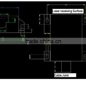 20m Laser Distance Sensor With Digital Output Laser Type 635nm,<1mw thumbnail-3