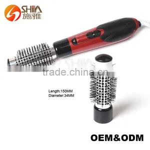 Plastic Bristle Multi-functional Magic Hot Air Styler Roller Brush Pro Salon Hair Dryer Comb And Hair Straightener Factory Quality Choice thumbnail-3