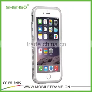 Luxury Metal With TPU Bumper for IPhone 6 With Retail Packaging thumbnail-4