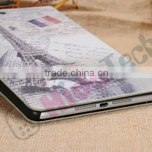 Paris Eiffel Tower Leather Case for IPad Mini,For IPad Mini Leather Case,Eiffel Tower/ Big Ben/ Triumphal Arch/Statue of Liberty thumbnail-1