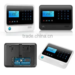 Top Sales Easy-Used IOS/Android App Controlled Wireless/Wired GSM Home Security Alarm System With Shock Door Sensor thumbnail-2