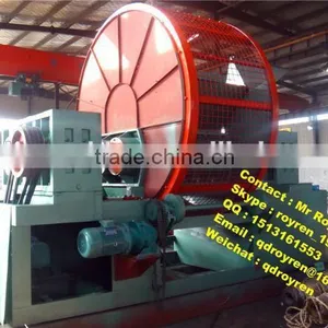 Automatic Waste Tire Recycling Line Used Car Shredder for Sale thumbnail-1
