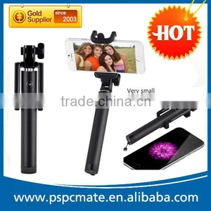 New Products Universal Bluetooth Newest Smallest Monopod Selfie Stick Foldable Design thumbnail-3
