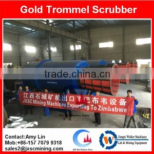Heavy Duty Washing Machine Rotary Drum Scrubber Washer for Gold/coltan/chrome/tin/tungsten thumbnail-1