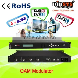 Cost Effective 4 in 1 Qam Modulator DVB-S2 Modulator thumbnail-1